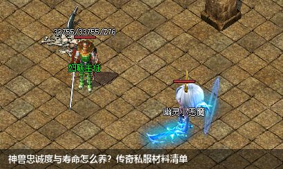神兽忠诚度与寿命怎么养？传奇私服材料清单
