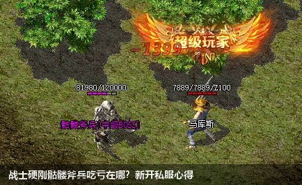 战士硬刚骷髅斧兵吃亏在哪?新开私服心得