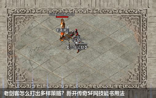 老剑客怎么打出多样策略？新开传奇sf网站技能书用法