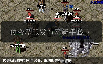 传奇私服网站新手必备,魔法锁定教程详解