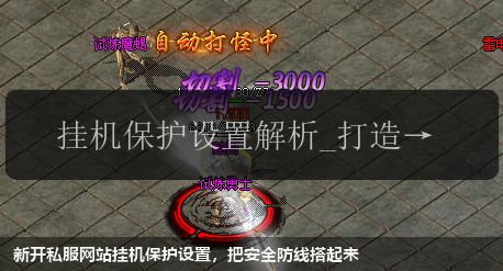 新开私服网站挂机保护设置,把安全防线搭起来
