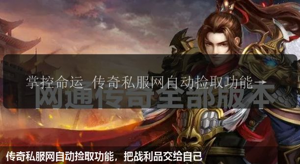 传奇私服网站自动捡取功能,把战利品交给自己