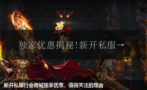 新开私服行会商城独家优惠,值得关注的理由 新开私服行会商城独家优惠,值得关注的理由
