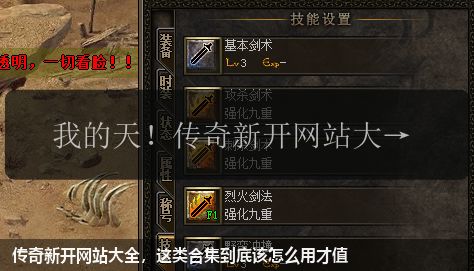 新开传奇私服网站大全,这类合集到底该怎么用才值