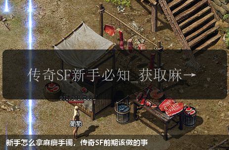 新手怎么拿麻痹手镯,传奇SF前期该做的事