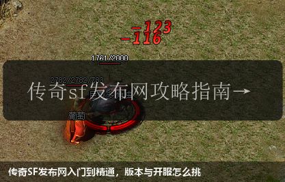 传奇sf网站入门到精通,版本与开服怎么挑