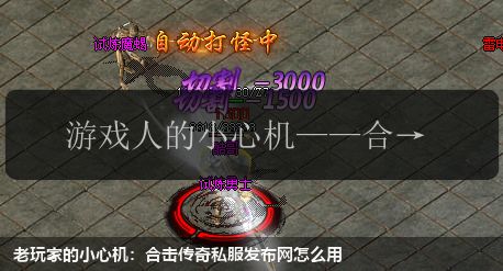 老玩家的小心机:合击传奇私服网站怎么用